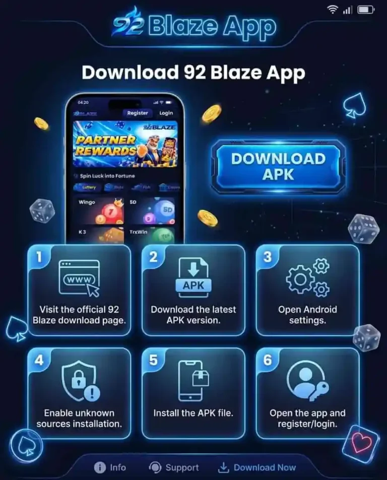 92 Blaze APK download steps for Android users